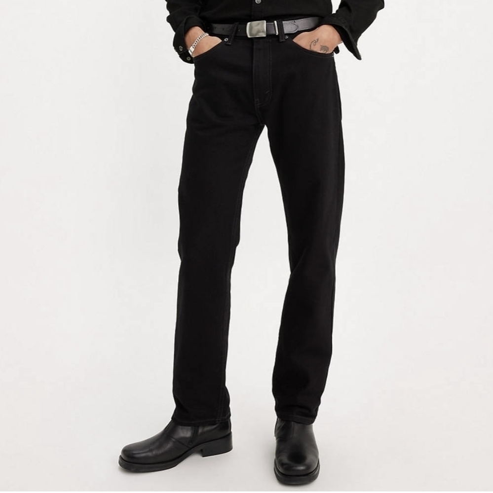 Levi's Men's 505 black jeans w36 l32